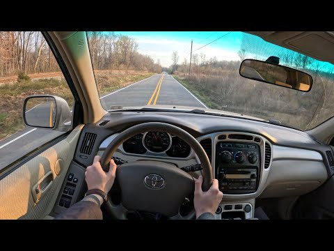 2005 toyota highlander v6 4wd pov test drive  0 60