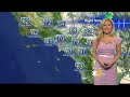 Jackie Johnson, Los Angeles TV Weathercaster on CBS/KCAL. Air date: May 17, 2012, news show on CBS2.