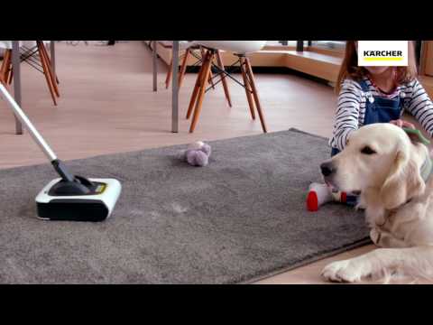 Kärcher Akku-Besen KB 5 (Weiß) – Für die effektive Zwischenreinigung!