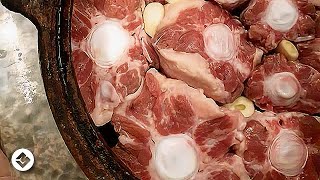 OXTAIL STEW IN CLAY POT - How to Make - Asmr Food 
