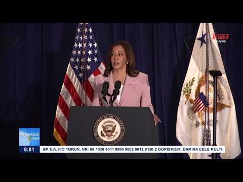 K. Harris docenia pomoc Polski ukraińskim uchodźcom i wskazuje na silne więzi między USA a RP