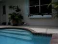 Jackie n Sasha poolside