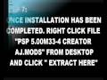 HOW TO CREATE 5.00M33-4 MMS MAGIC MEMORY STICK FOR PSP BY AJ.MODS