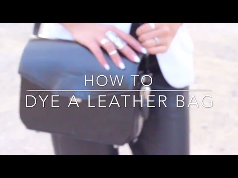 how to remove dye from leather
