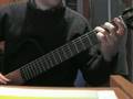 Bach, Air on a G string on classical guitar