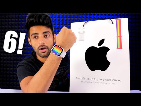 APPLE WATCH Series 6 44mm,GPS- Unboxing and First look India !!