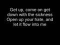 Disturbed-down with the sickness lyrics