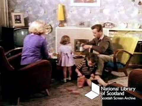 Family life in Glasgow, 1961