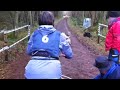 Helen running a borrowed three dog team.