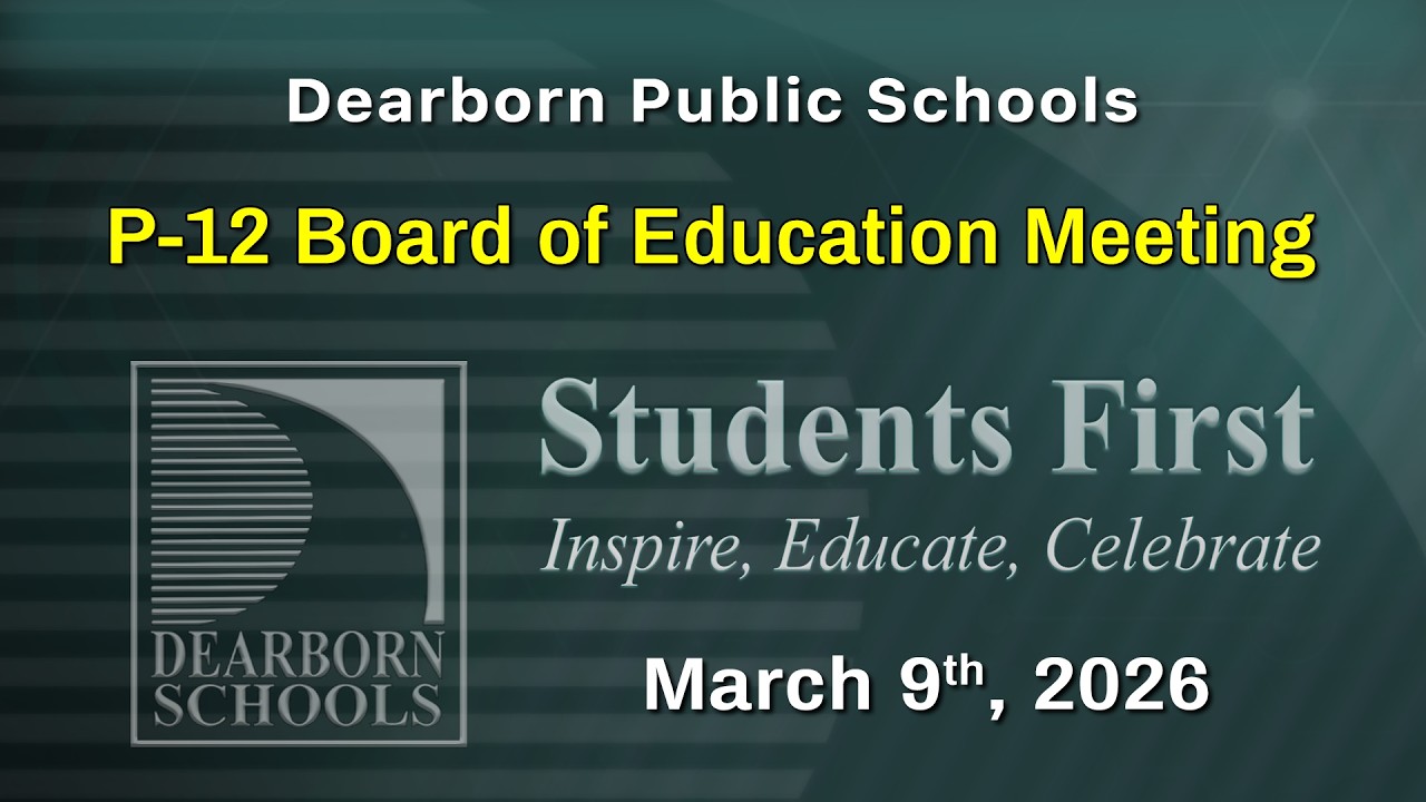 March 9, 2026, P-12 Board of Education Meeting | The First Bell