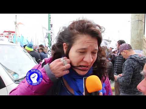 Paro y Movilización en oposición a la reforma previsonal en Rio Grande