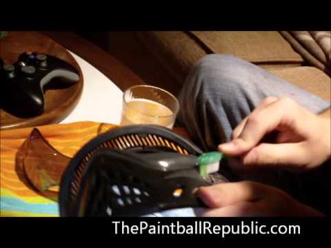 how to clean a jt paintball mask