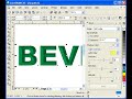 Bevel effect in CorelDraw X3 Bevel effect in CorelDraw X3