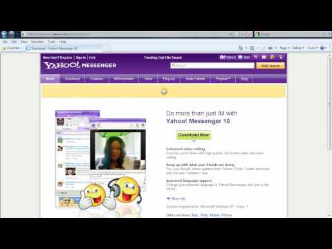 how to download yahoo messenger for windows xp