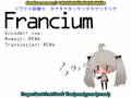 Francium with English Sub - Hatsune Miku - sm6460566 - HQ