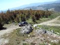 Chegada ao cimo da Serra de S. Domingos. O Alto Douro entre Peso da Régua, Pinhão, S. Martinho de Anta e Vila Real. Passeio efectuado em 07 e 08 de Junho de 2008.