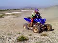 13 yo on Yamaha Raptor 700 Quad Bike