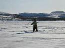 the day i tried snowkiting for very first time. :)
