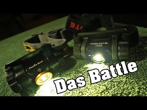 Günstige Stirnlampen im vergleich TH20 vs HL23