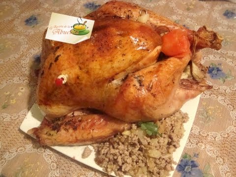 Como cocinar un rico pavo receta - día de gracias (Thanksgiving day)