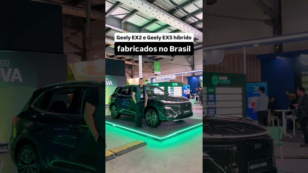 Geely EX2 e Geely EX5 híbrido fabricados no Brasil