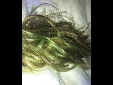 how to treat hair damaged by chlorine