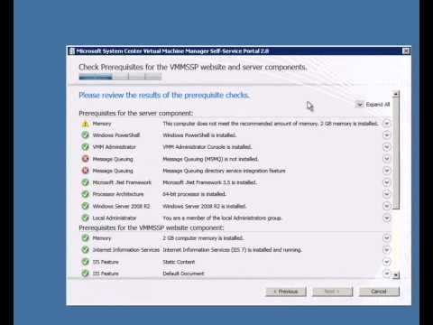 how to configure vmm self service portal