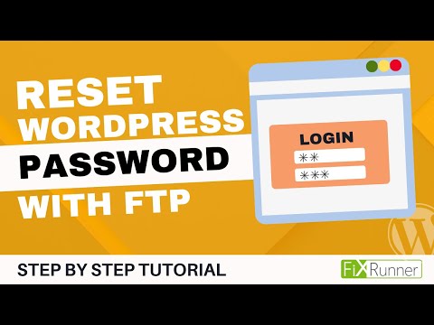how to reset wordpress password