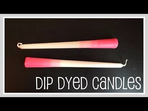 how to dye candles