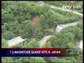 7.2-magnitude quake in Japan