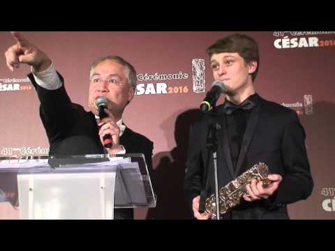 Rod Paradot César 2016 Meilleur Espoir masculin pour La tête haute