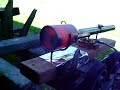 This Engine was purchased on Ebay. I modified the Injectors to a smaller size and increased the flare of the tailpipe. The engine is started with a torch to the intake as the propane is turned on. Once the engine is rumbling the propane is turned up slightly (a sweet spot is present) and the engine will start to pulse. If the propame is turned up too far (past the 