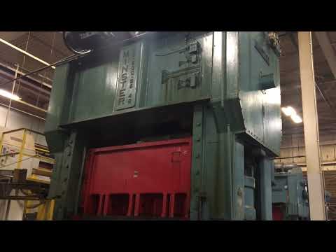 MINSTER 600 TON SSDC Straight Side, Double Crank (Single Action) Presses | Timco, Inc. (3)