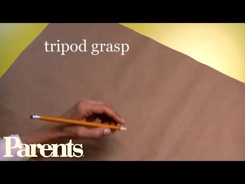 how to properly hold a pencil