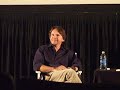 TV Guide's Erin Fox interviews Frank Spotnitz during the 