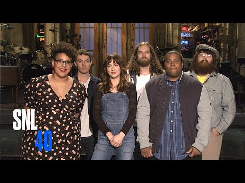 Dakota Johnson Shocked To Hear She Can Remain Clothed For SNL Promos with Alabama Shakes