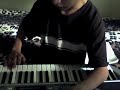 Erik Arellano playing super mario bros. on piano