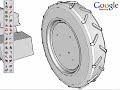 Google SketchUp: Modeling a Tractor Google SketchUp: Modeling a Tractor