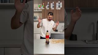 Tiny to Giant Coke Mentos