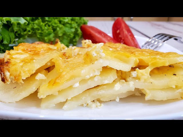 Картофель дофинэ с молоком и сыром - сочный и нежный