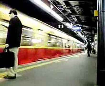 Train in Kyoto,Japan (Keihan Railway)