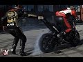 School of motorcycle stunts! Buell stunt lesson 2