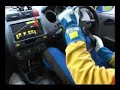 Spoon Honda Fit on the track