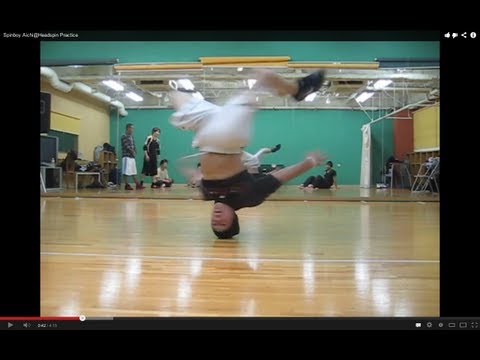Headspin Practice Clip@Spinboy Aichi