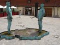 two men pissing in the Czech Republic