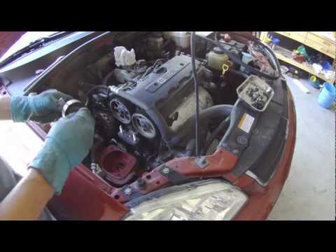 Suzuki Forenza timing belt and water pump replacement part 1 of 2