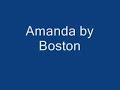 Amanda by Boston with lyrics