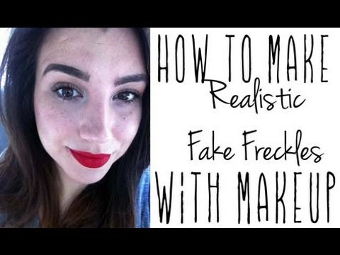 how to draw freckles