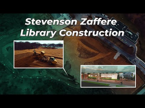 Stevenson Zaffere Library Construction March 2022