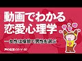 動画でわかる恋愛心理学 第2回 女性は嗅覚で男性を選ぶ